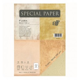 Carta FLORA BEIGE, A4 - cm....